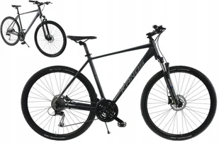 Rower crossowy 28" KANDS CRS 1200 rama 21" ciemnozielony R24 - Rowery - miniaturka - grafika 1