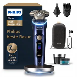 PHILIPS SHAVER I9000 PRESTIGE ULTRA XP9401/38 ZESTAW Z ETUI - Golarki męskie - miniaturka - grafika 1