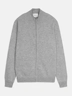 Swetry męskie - Perfect Cashmere Kaszmirowy kardigan "Jules" w kolorze jasnoszarym - miniaturka - grafika 1