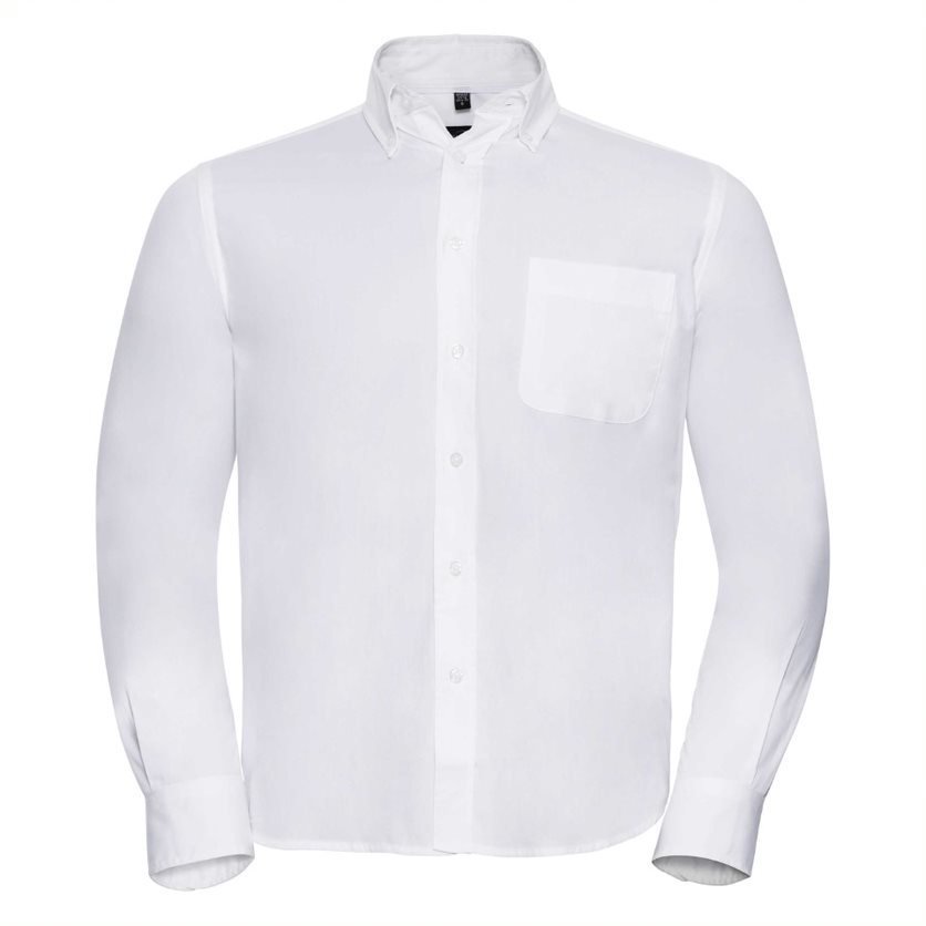 Koszula męska slim z długim rękawem Biały r. 2XL
