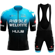 Spodenki rowerowe - 22 lata nowych ubrań rowerowych Xi'lie Męskie spodenki rowerowe Huub Ribble Weldtite Niebieski L - miniaturka - grafika 1