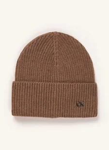 Calvin Klein Czapka beige - Czapki damskie - miniaturka - grafika 1