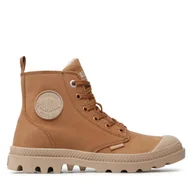 Botki damskie - Trapery Palladium Pampa Hi Zip Wl 95982-252-M Brązowy - miniaturka - grafika 1