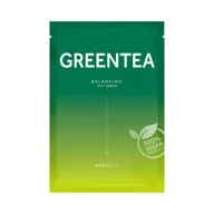 Maseczki do twarzy - BARULAB THE CLEAN VEGAN Maska wegańska z zieloną herbatą 23g - miniaturka - grafika 1