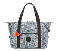 Torebki damskie - Kipling Art M Duża Torba, Abstract Print (White) - miniaturka - grafika 1