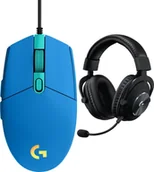 Myszki - Logitech G203 Lightsync 910-005798 + G Pro X Czarne 981-000818 - miniaturka - grafika 1