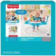 Jeździki dla dzieci - Fisher Price Chodzik Kolorowy Skoczek - miniaturka - grafika 1