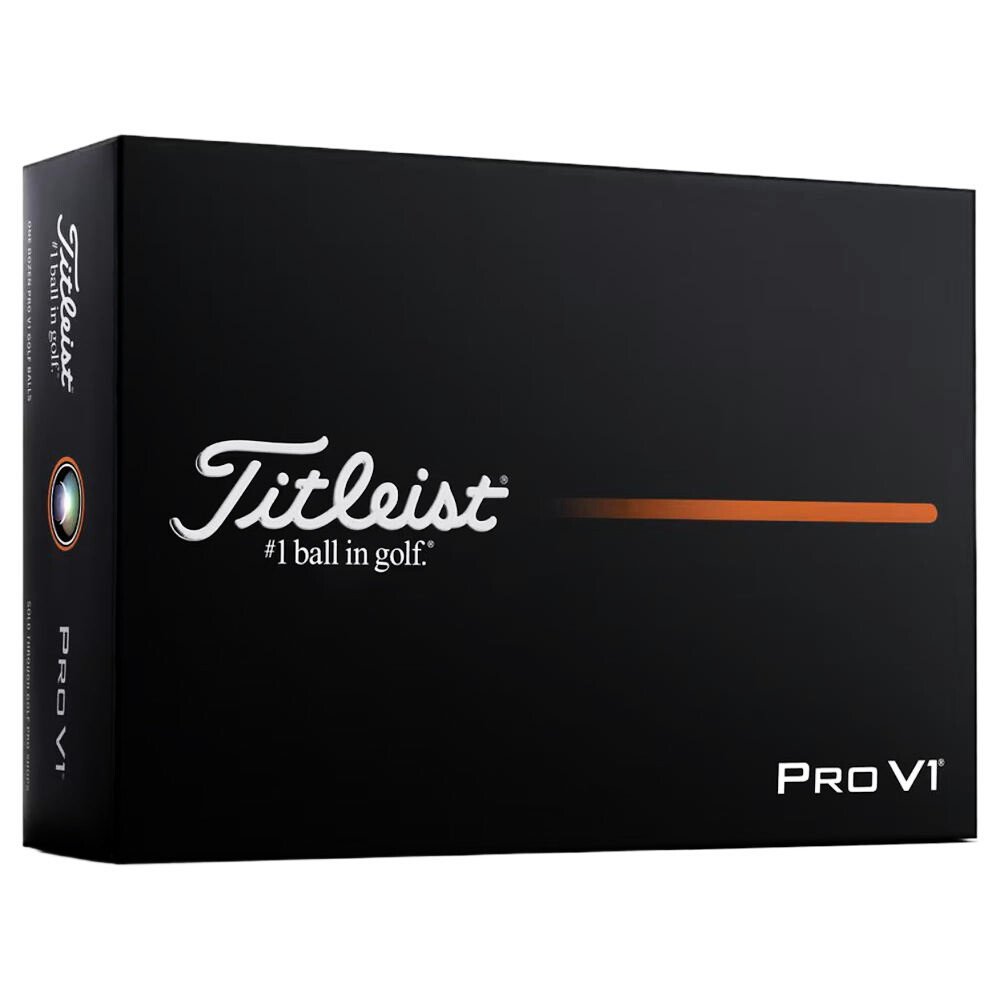 Piłki golfowe Titleist Pro V1 White Performance Alignment Black