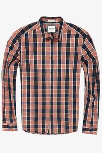 WRANGLER LS 1PKT SHIRT H.R. RED - Koszule męskie - miniaturka - grafika 1