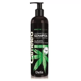 Delia Cameleo GREEN Odświeżający szampon z olejem konopnym 250ml - Szampony do włosów - miniaturka - grafika 1