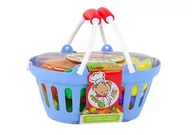 Zabawki AGD - Zestaw artykułów spożywczych w koszyku - Leantoys - miniaturka - grafika 1