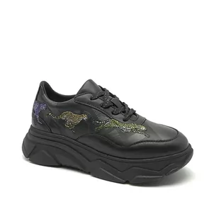 KENZO KIDS Skórzane sneakersy - Buty dla chłopców - miniaturka - grafika 1