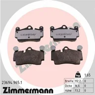 Klocki hamulcowe - Klocki hamulcowe - komplet ZIMMERMANN 23694.965.1 - miniaturka - grafika 1
