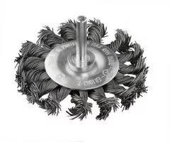 Bosch Szczotka tarczowa 70 mm 0 35 mm 14 mm 4500 U min 70 mm Drut stalowy trzonka 6 mm 2608622125 1 szt - Materiały ścierne - miniaturka - grafika 1