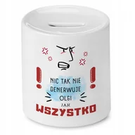 Skarbonki - Skarbonka 330 ml Dla Wiktora Syna Dziecka Prezent z Nadrukiem ze Zdjęciem + Opakowanie na prezent (wzór 02) - miniaturka - grafika 1