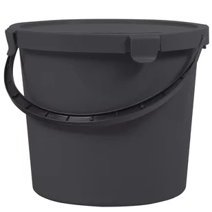 Plast Team Wiadro z rączką, pokrywa 10 L Berry - Miotły, szufle, mopy - miniaturka - grafika 1