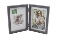 Ramki na zdjęcia - Icar Ramka 10X15 ciemno szara galeria 2 zdjęcia PINIA RIC46PINx206 - miniaturka - grafika 1