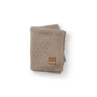 Koce i narzuty dla dzieci - Elodie Details - Kocyk Pointelle - Tender Taupe - miniaturka - grafika 1