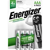 Ładowarki i akumulatory - Energizer - Akumulatorki ENERGIZER POWER PLUS AAA - miniaturka - grafika 1
