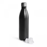 Butelki termiczne - Sagaform Outdoor - butelka stalowa termiczna, czarna 0,75 l, SF-5017706 - miniaturka - grafika 1