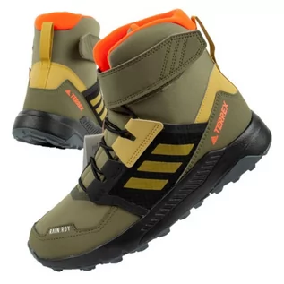 Buty dla dziewczynek - Buty śniegowce adidas Terrex Trailmaker Jr GZ1174 zielone - grafika 1