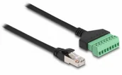 Kable miedziane - Delock DELOCK RJ45 Kabel Cat.6 St > Terminalblock Adapter 30cm 2tlg 65975 - miniaturka - grafika 1