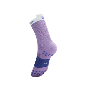 COMPRESSPORT Skarpetki do biegania trailowe ProRacing Socks V4 Trail lupine/dazzling blue - Skarpetki sportowe męskie - miniaturka - grafika 7