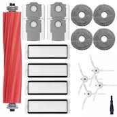 Akcesoria do odkurzaczy - Duży Zestaw szczotki filtry mopy worki na kurz do Roborock Q Revo - Biały - miniaturka - grafika 1