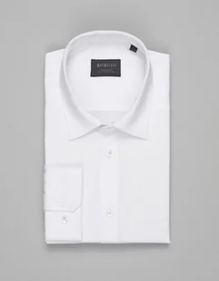 koszula lavello 00514 długi rękaw biały classic fit - Koszule męskie - miniaturka - grafika 1