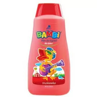 Kosmetyki kąpielowe dla dzieci - Savona Bambi Płyn do Kapieli dla Dzieci Truskawka czerwony 500ml - miniaturka - grafika 1