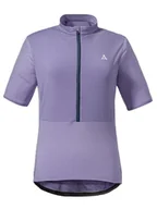 Koszulki sportowe damskie - Schöffel Koszulka kolarska "Montalcino" w kolorze lawendowym - miniaturka - grafika 1