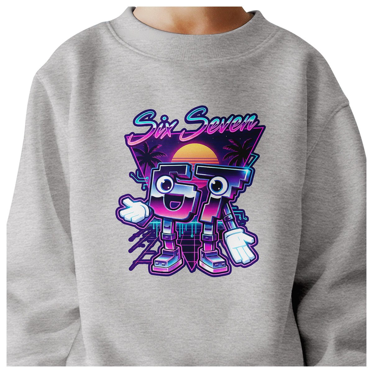 BLUZA DZIECIĘCA 67 SIX SEVEN VIRAL DLA CHŁOPCA DZIEWCZYNKI 110-116