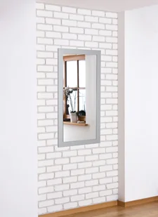 Lustro Profilmat w ramie ALU, SREBRNY 100x60 PREMIUM - Lustra - miniaturka - grafika 1