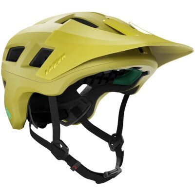 LAZER Coyote KinetiCore Zielony mat MTB z możliwością zamontowania lampki ( L)