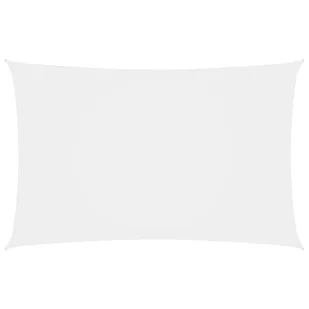 vidaXL Prostokątny żagiel ogrodowy, tkanina Oxford, 2,5x5 m, biały 135264 - Parasole ogrodowe - miniaturka - grafika 7