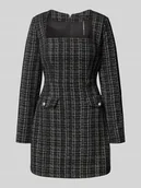 Sukienki - Sukienka mini z prostokątnym dekoltem model ‘SANDRA’ - miniaturka - grafika 1