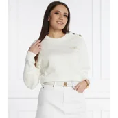 Bluzy damskie - Tommy Hilfiger Bluza GOLD BUTTON | Regular Fit - miniaturka - grafika 1