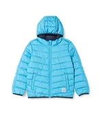 Kurtki i płaszcze dla chłopców - s.Oliver Junior Steppjacke Kurtka Wyściełana, Blue Green, 122 Chłopcy, BLUE Zielony, 122 - miniaturka - grafika 1