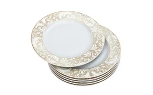 Kpl. 6 Talerzy Deserowych17 Cm Atlanta Gold - Talerze - miniaturka - grafika 1