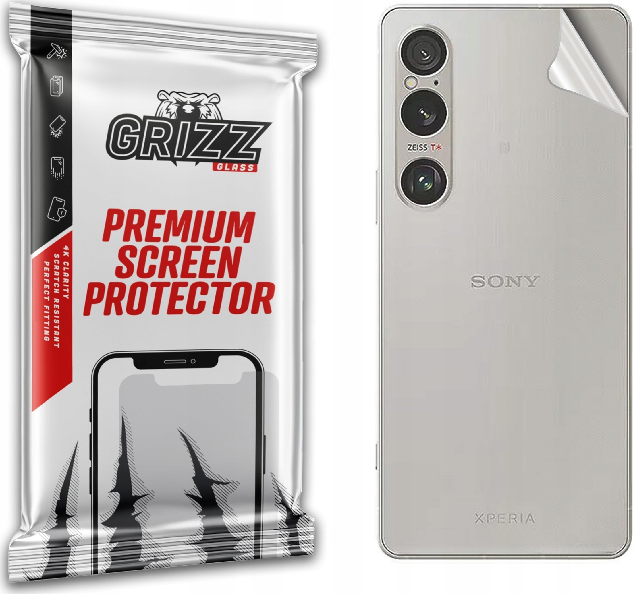 GrizzGlass Folia na tył GrizzGlass SatinSkin do Sony Xperia 1 VI