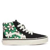 Buty dla dziewczynek - Sneakersy Vans Sk8-Hi VN000CYNFLX1 Zielony - miniaturka - grafika 1
