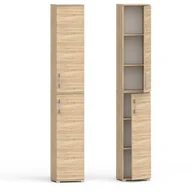 Szafy biurowe - Szafa Biurowa Pola 215, 2D 30 Cm Dąb Sonoma - miniaturka - grafika 1
