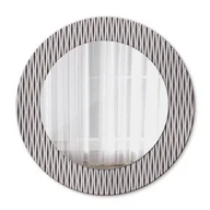 Lustra - Lustro z nadrukiem okrągłe Geometryczny wzór kropek - miniaturka - grafika 1