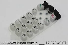 PNJK1072Z, klawiatura do słuchawki telefonów Panasonic serii KX-TG65xx - Akcesoria do telefonów stacjonarnych - miniaturka - grafika 1