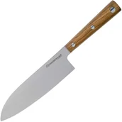 Noże kuchenne - DUE CIGNI HAKUCHO SANTOKU CM 16,5 - INOX 4199 NITRO B MCO OLIVO 2C 505 OL - miniaturka - grafika 1