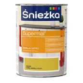 Farby olejne i specjalne - Śnieżka Emalia Nitro żółty jasny N535 0,8 l - miniaturka - grafika 1