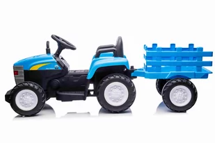 Traktor Z Przyczepą New Holland T7 Niebieski - Tory, garaże, parkingi - miniaturka - grafika 2