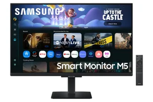 Samsung M5 M50F 27" FHD LCD Czarny LS27FM500EUXEN - Monitory - miniaturka - grafika 1