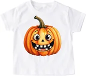 Koszulki dla dziewczynek - koszulka na dzień dyni DUSZEK Z DYNIĄ dynia33 - miniaturka - grafika 1