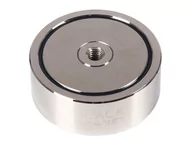 Pozostałe detektory - Magnes neodymowy do poszukiwań Black Magnet F200x2 podwójny - miniaturka - grafika 1